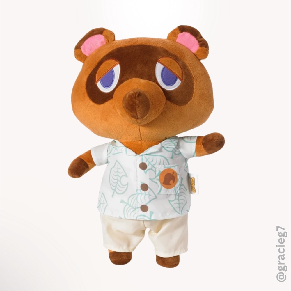 Animal Crossing TOM NOOK Plush Decorative Pillow 18" NEW